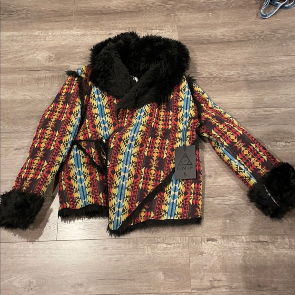 Unif fur jacket size S